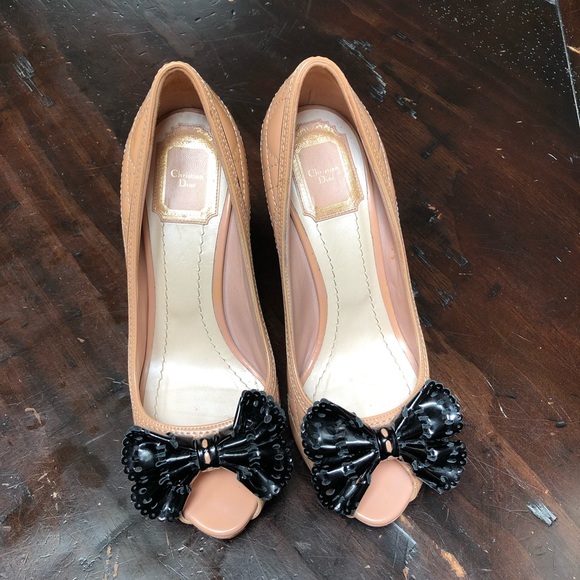 Dior Shoes - Christian Dior Classic Quilted Bow Pumps